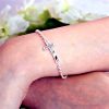 Sterling Silver Classic Bracelet with Cross Charm - Image 6