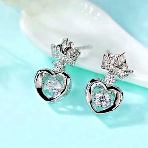 Silver Mobile Stone Earrings